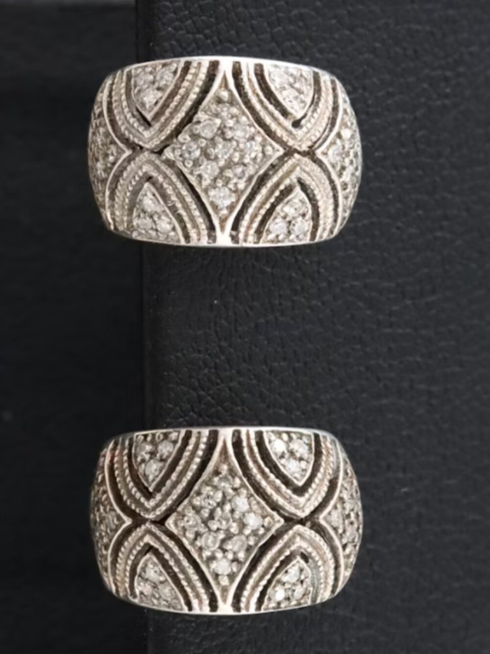 Diamond Hoop Earrings
